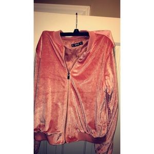 Velvet Bomber Jacket
